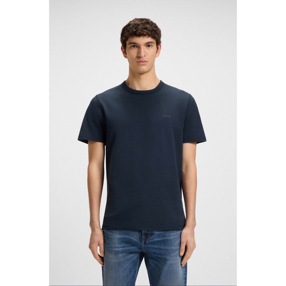 BOSS Slub Cotton T-Shirt – Men’s Size S – Black